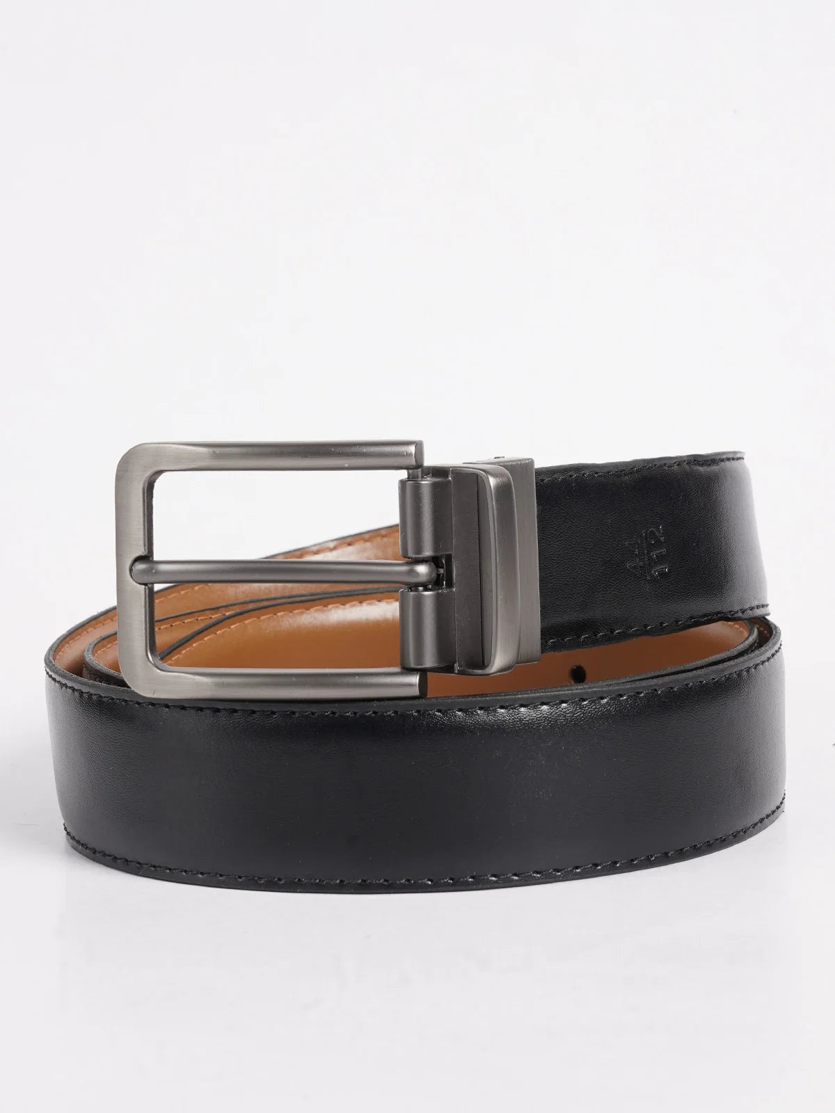 Light Brown & Black Reversible Leather Belt (BELT-811)