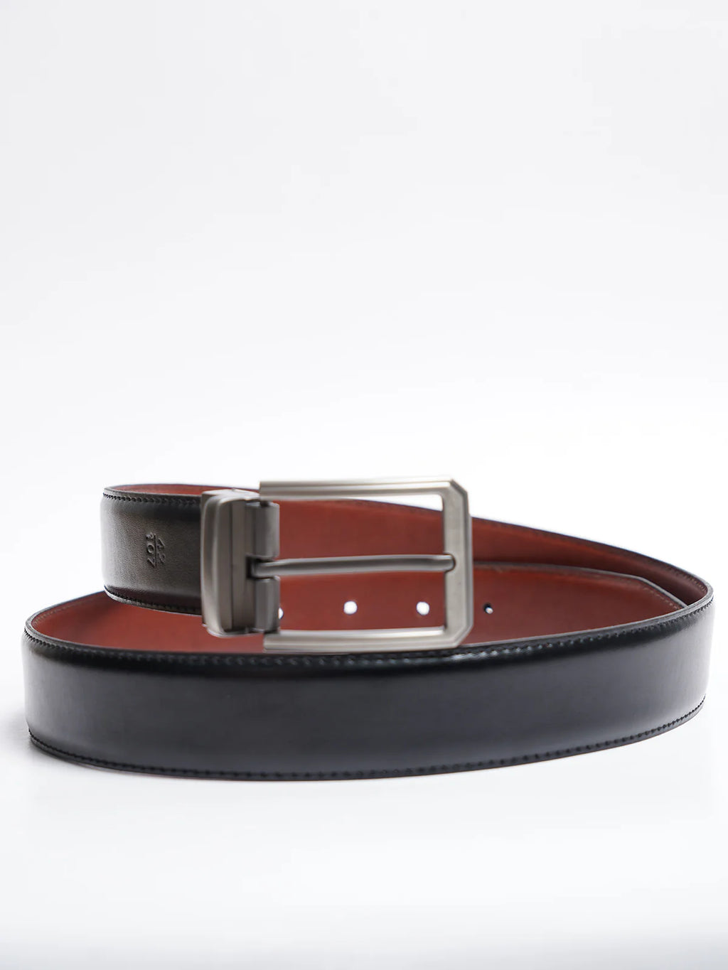 Brown & Black Reversible Leather Belt (BELT-814)