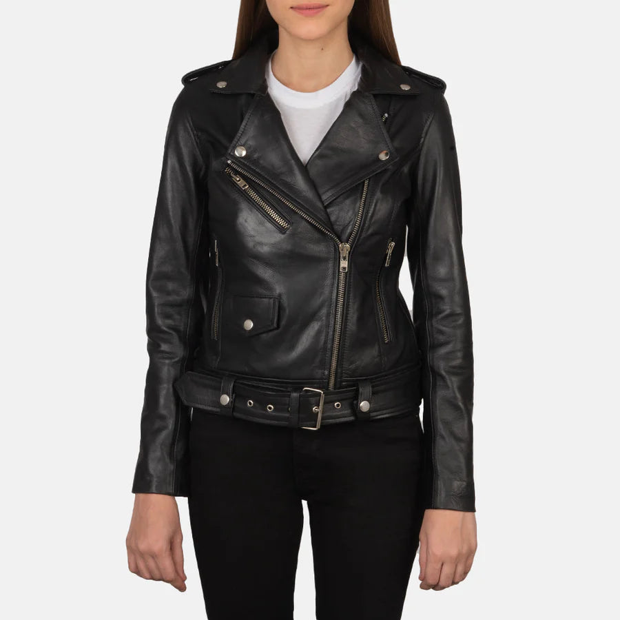 Black Genius leather jacket