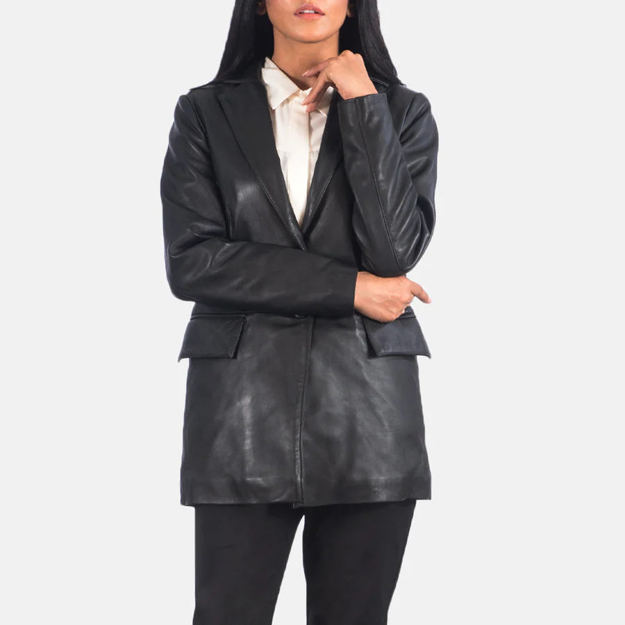 Women_s_Marilyn_Black_Leather_Blazer