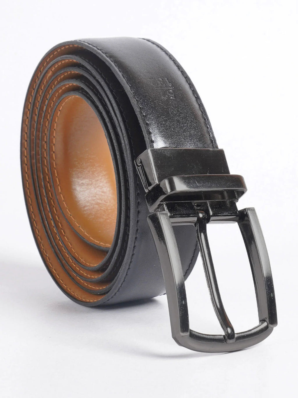 Light Brown & Black Reversible Leather Belt (BELT-810)