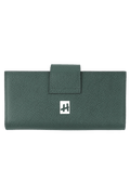 Hunter Green Saffiano Leather Wallet