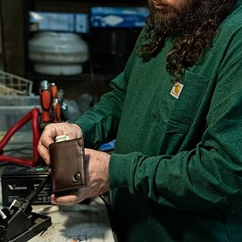 Men's Durable Oil Tan Leather Wallets