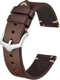 Men's Watch Bands, Hand-Stitched Leather Watch Straps