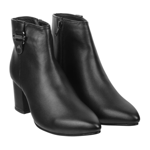 Women Black Party Boots - Image 3