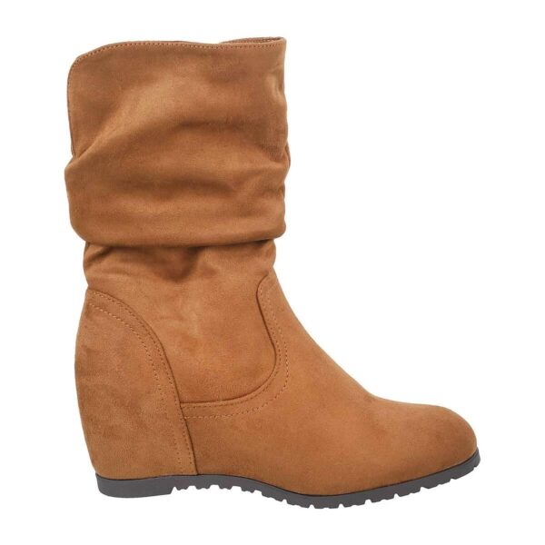 Women Brown Party Boots - Image 8