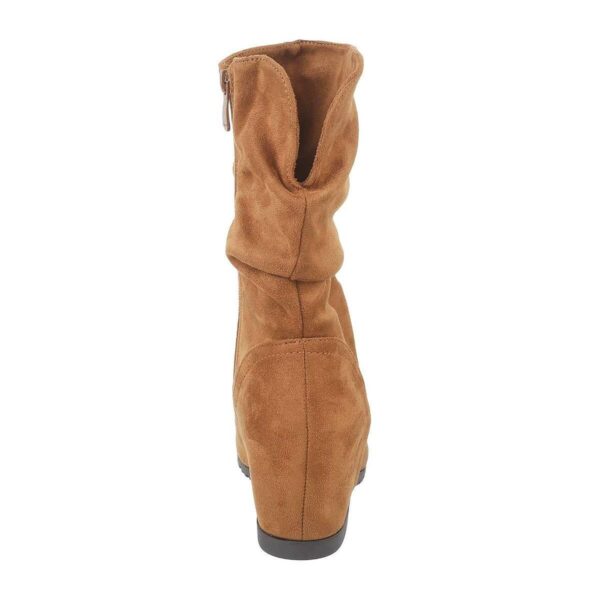 Women Brown Party Boots - Image 7