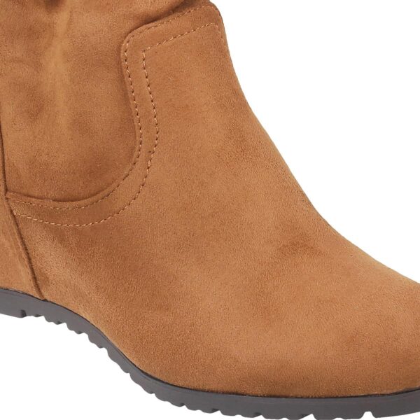 Women Brown Party Boots - Image 2