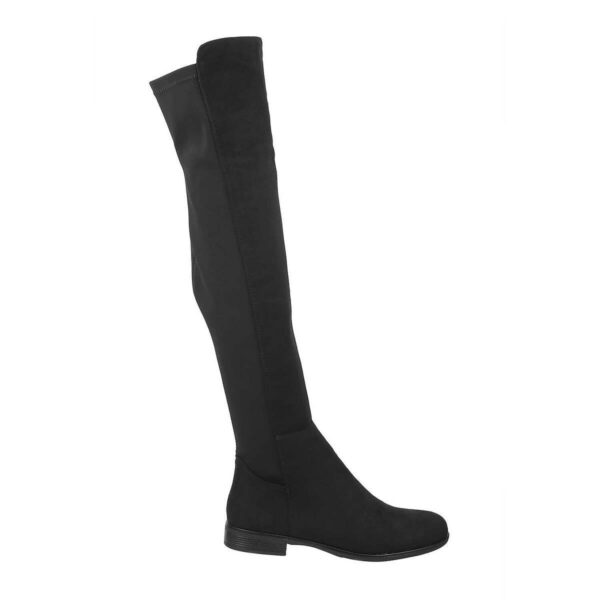 Women Black Party Boots - Image 8