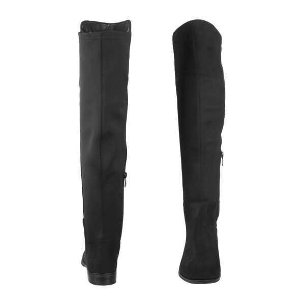 Women Black Party Boots - Image 4