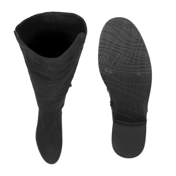Women Black Party Boots - Image 3