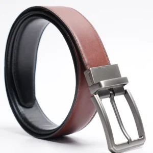 Brown & Black Reversible Leather Belt (BELT-814)