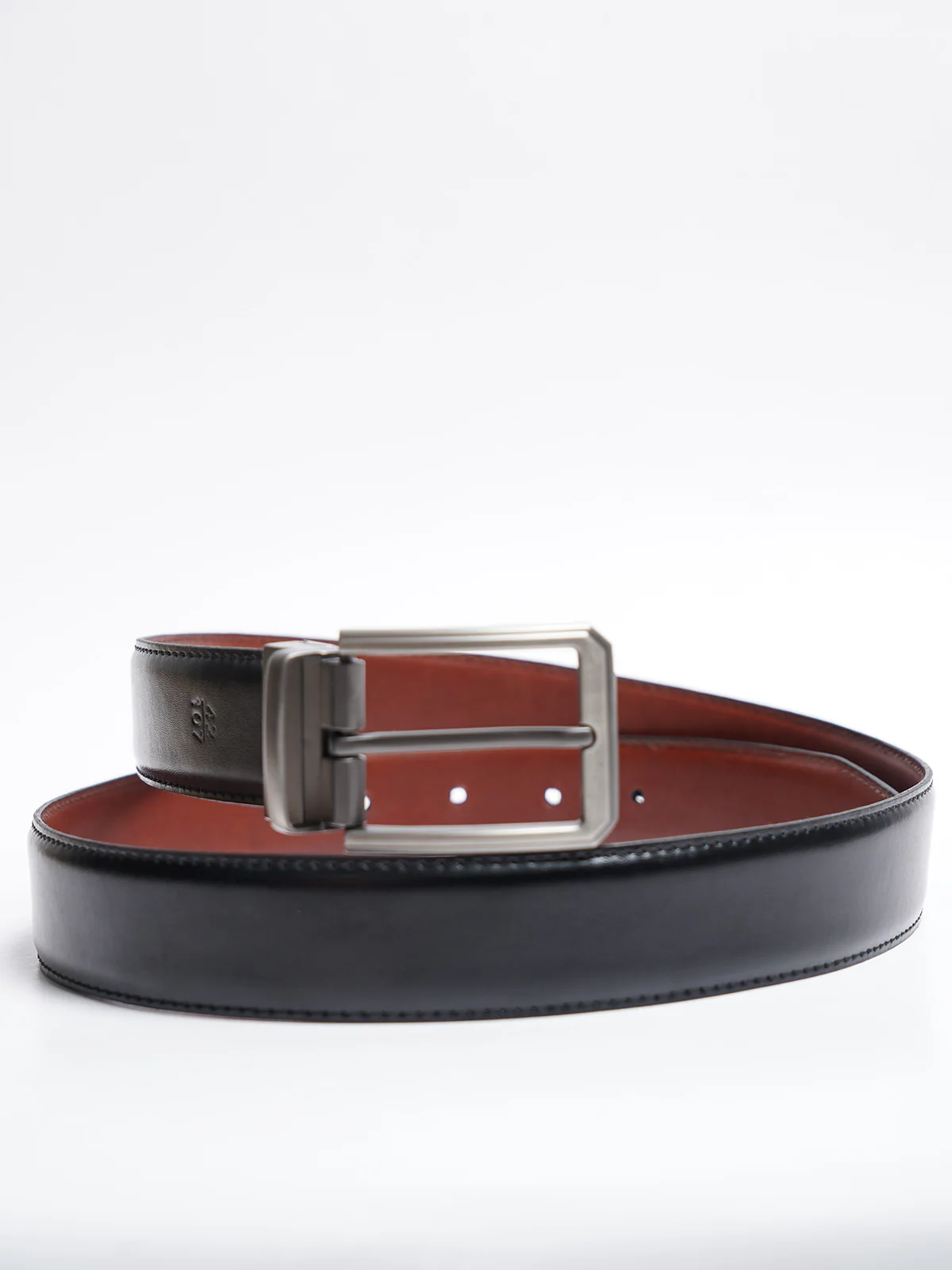 Brown & Black Reversible Leather Belt (BELT-814) - Image 2